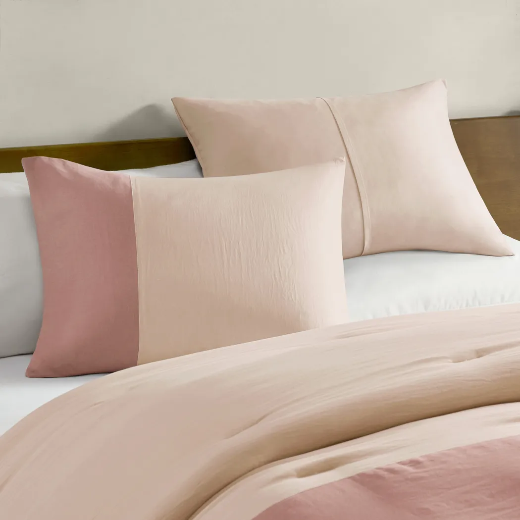 Blackthornea Pink King/California King 3 Pc Comforter Set - Thumbnail - Image 15