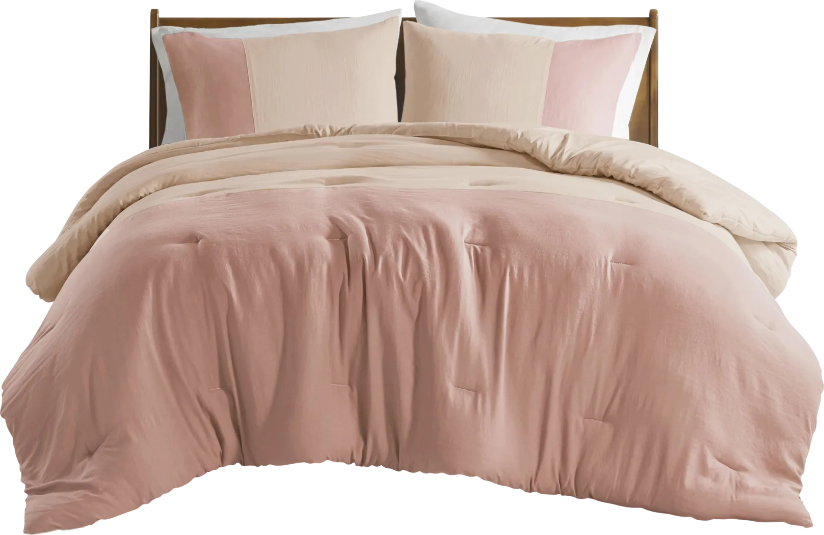 Blackthornea Pink King/California King 3 Pc Comforter Set - Thumbnail - Image 5