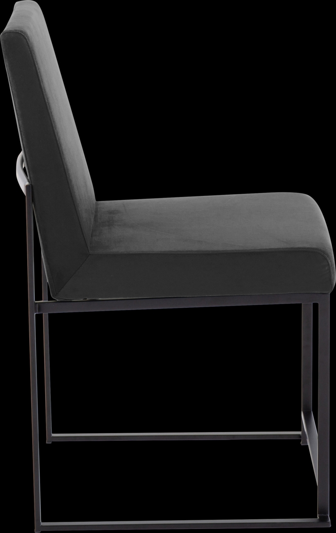 Bladens II Black Side Chair Set of 2 - Thumbnail - Image 3