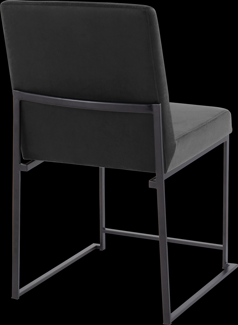 Bladens II Black Side Chair Set of 2 - Thumbnail - Image 4
