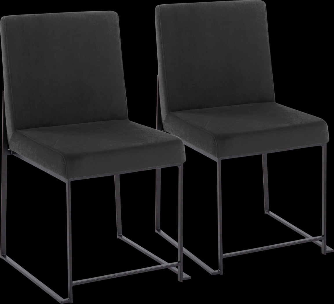 Bladens II Black Side Chair Set of 2 - Thumbnail - Image 1