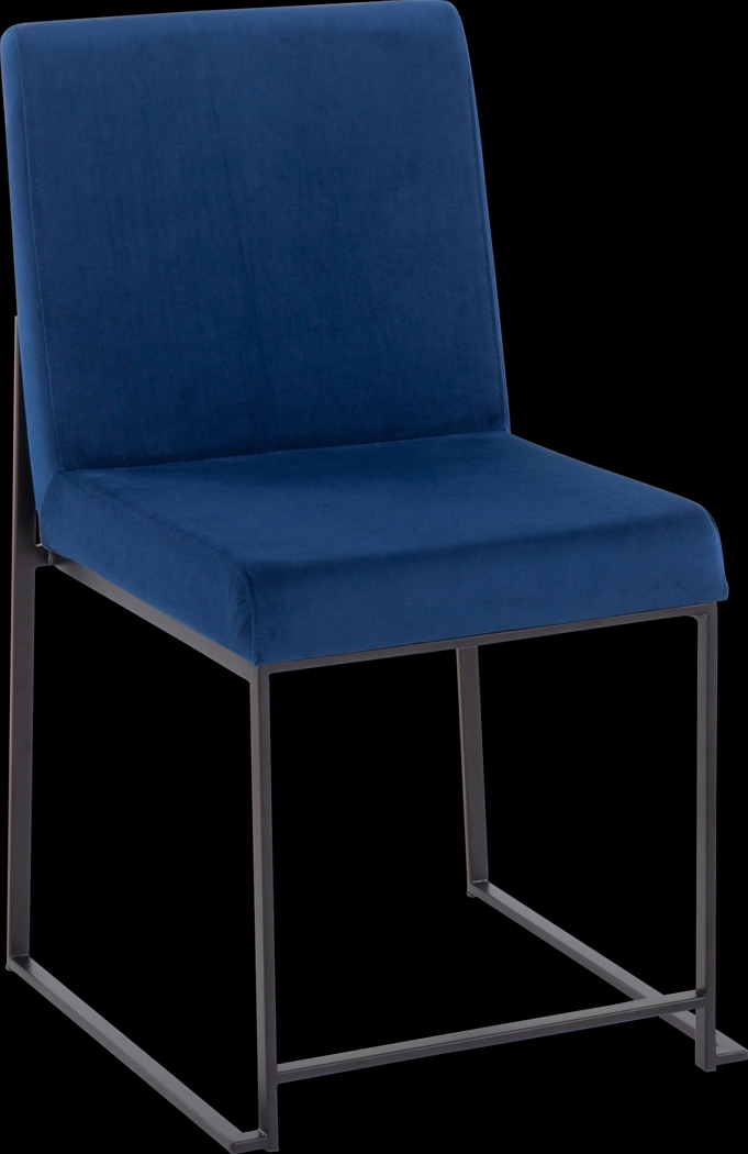 Bladens II Blue Side Chair Set of 2 - Thumbnail - Image 2