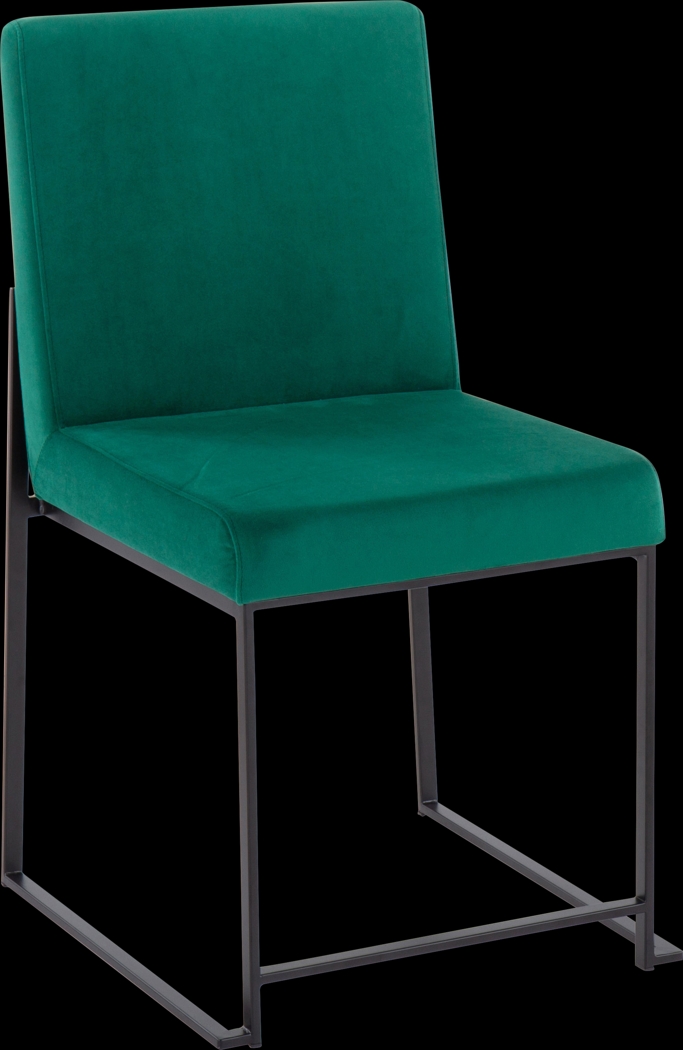 Bladens II Green Side Chair Set of 2 - Thumbnail - Image 2