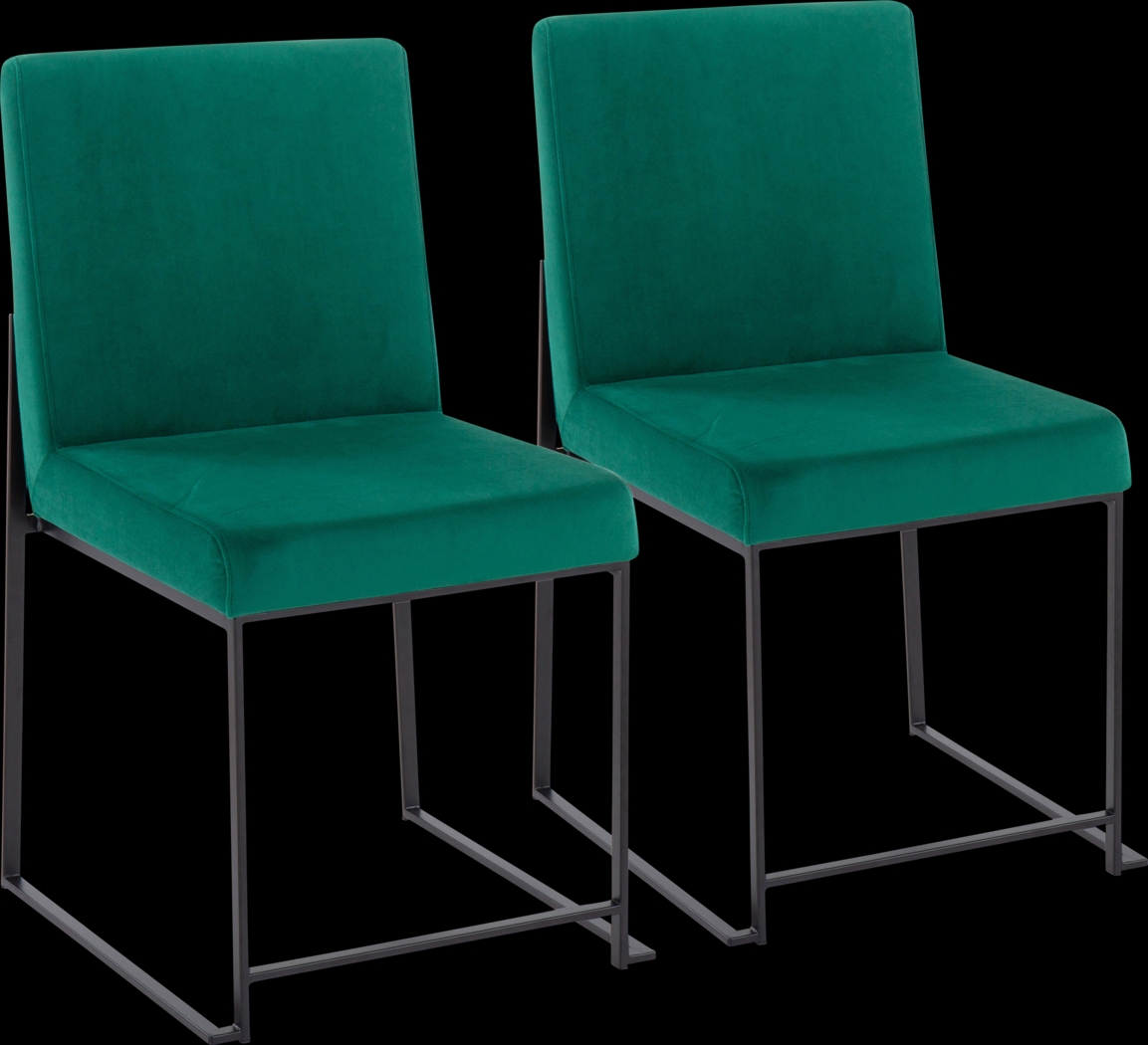 Bladens II Green Side Chair Set of 2 - Thumbnail - Image 1