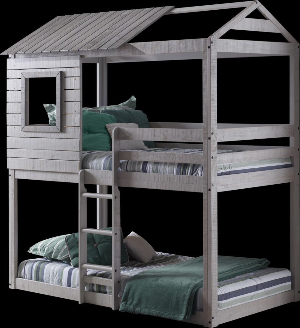 Bladensburg Gray Twin/Twin Bunk Bed - Thumbnail - Image 1