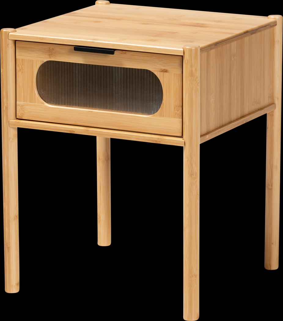 Blaeu III Brown End Table - Thumbnail - Image 1