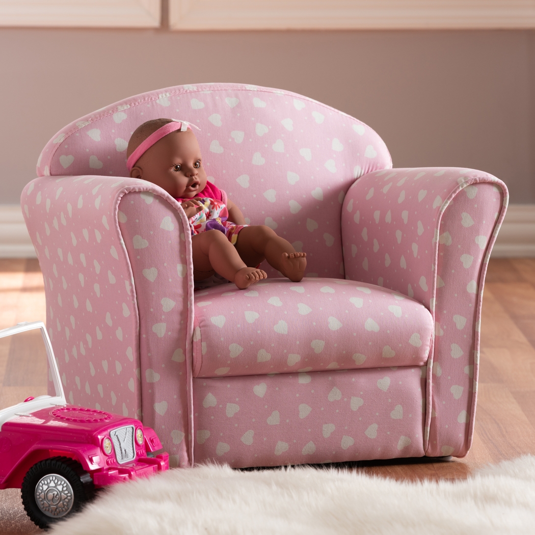 Blaffer Pink Accent Chair - Thumbnail - Image 2