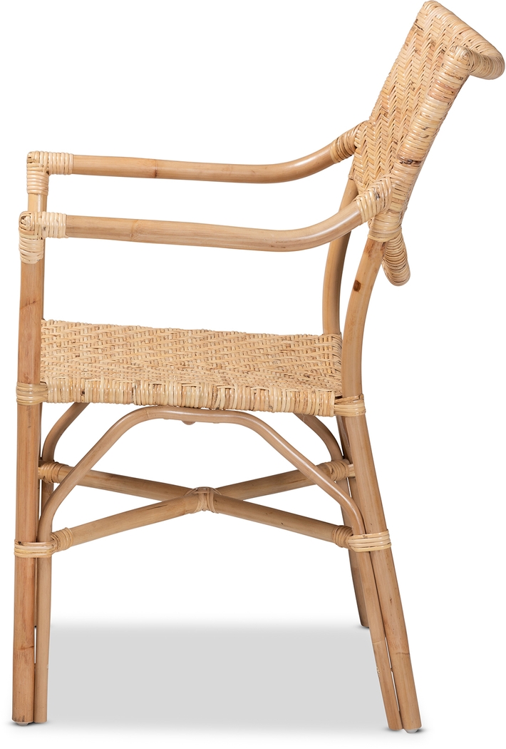 Blagden Brown Arm Chair - Thumbnail - Image 3