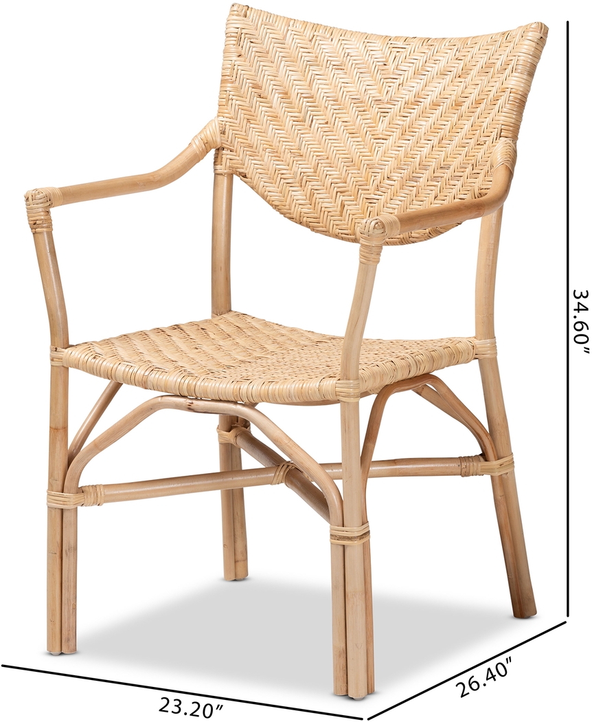 Blagden Brown Arm Chair - Thumbnail - Image 10