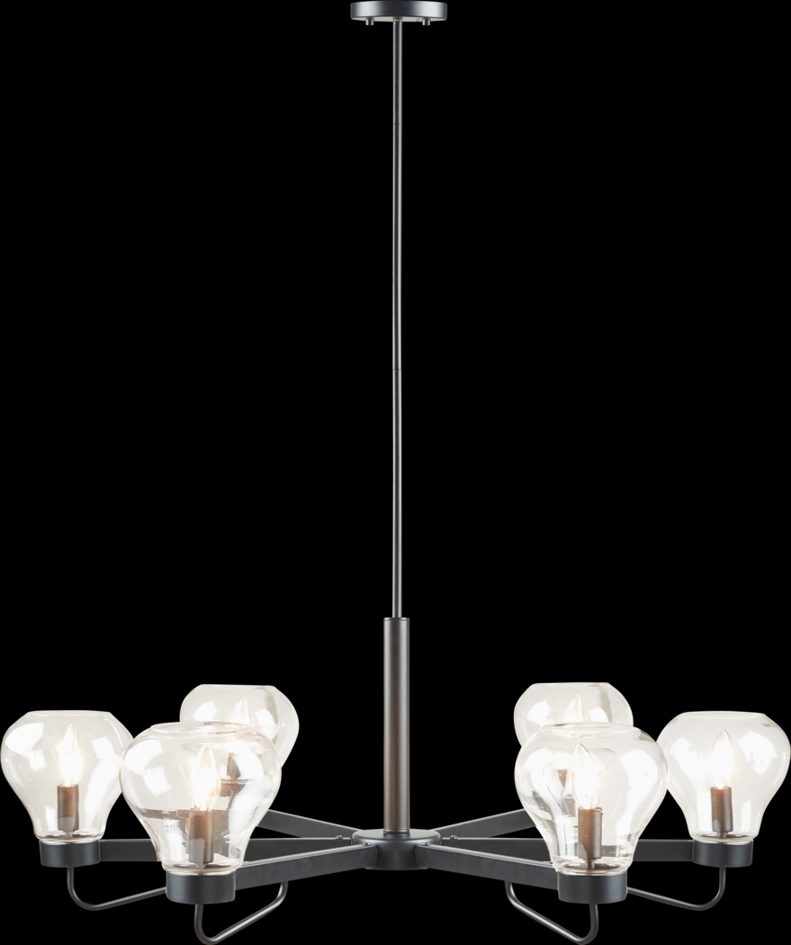 Blaine Cave Black Chandelier - Thumbnail - Image 3