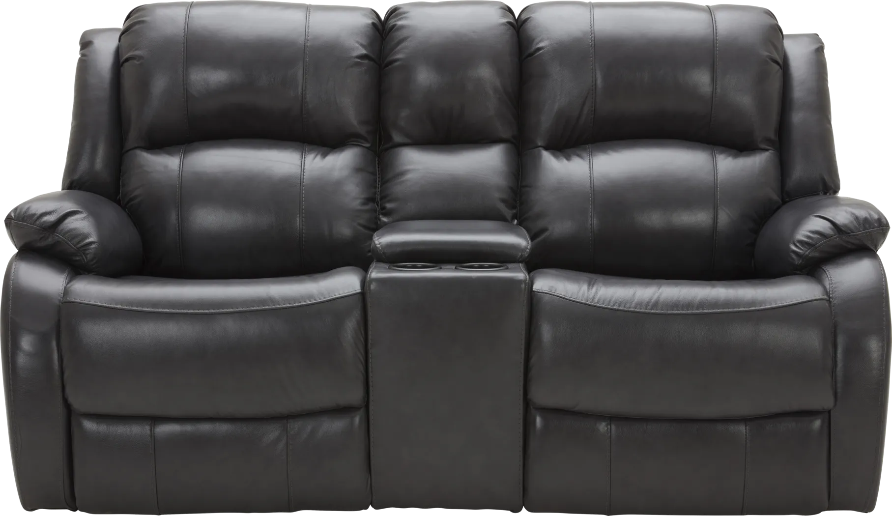 Blaineville Black Leather 3 Pc Dual Power Reclining Living Room - Thumbnail - Image 9