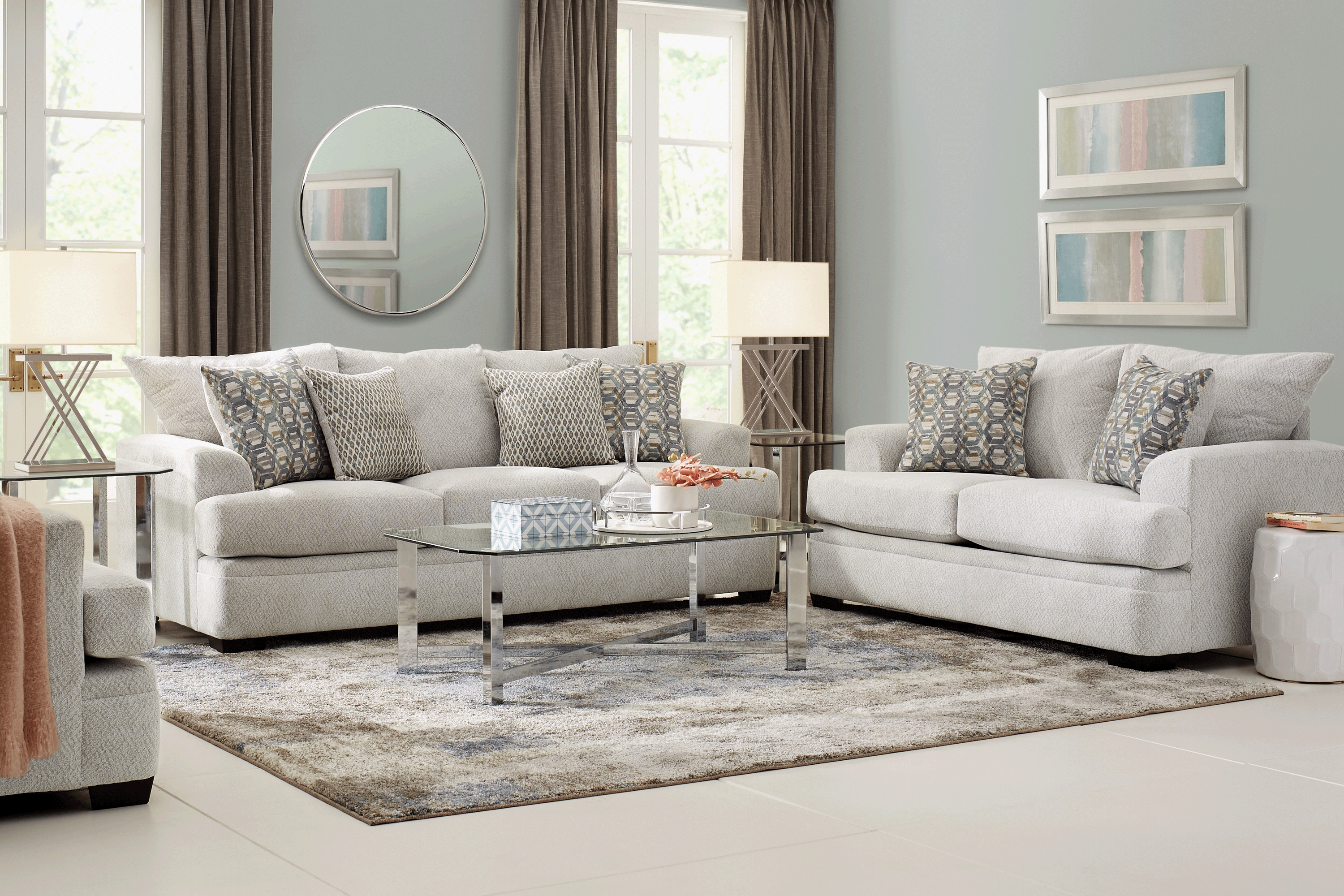 Blair Park Beige 5 Pc Living Room - Thumbnail - Image 1