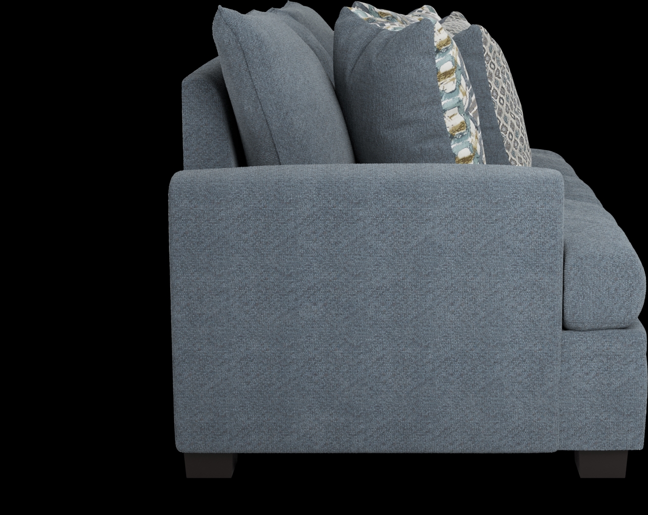 Blair Park Bluestone 7 Pc Living Room with Gel Foam Sleeper Sofa - Thumbnail - Image 4