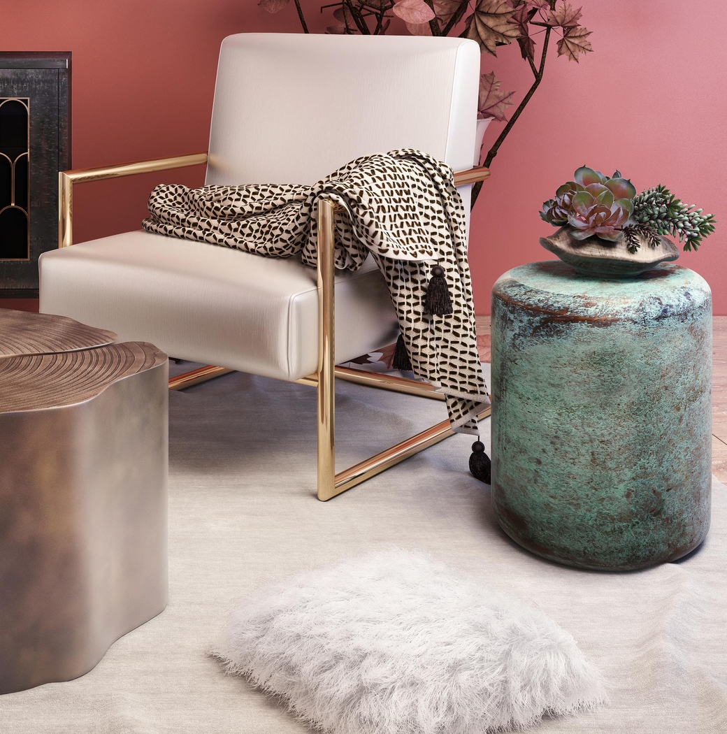 Blaira Green Accent Stool - Thumbnail - Image 5