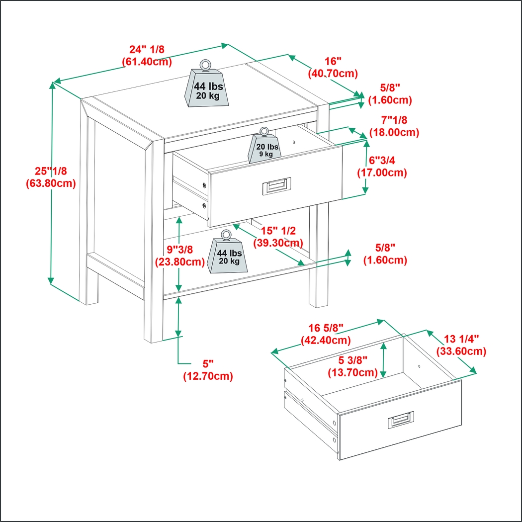 Blairbeth Walnut Nightstand - Thumbnail - Image 6