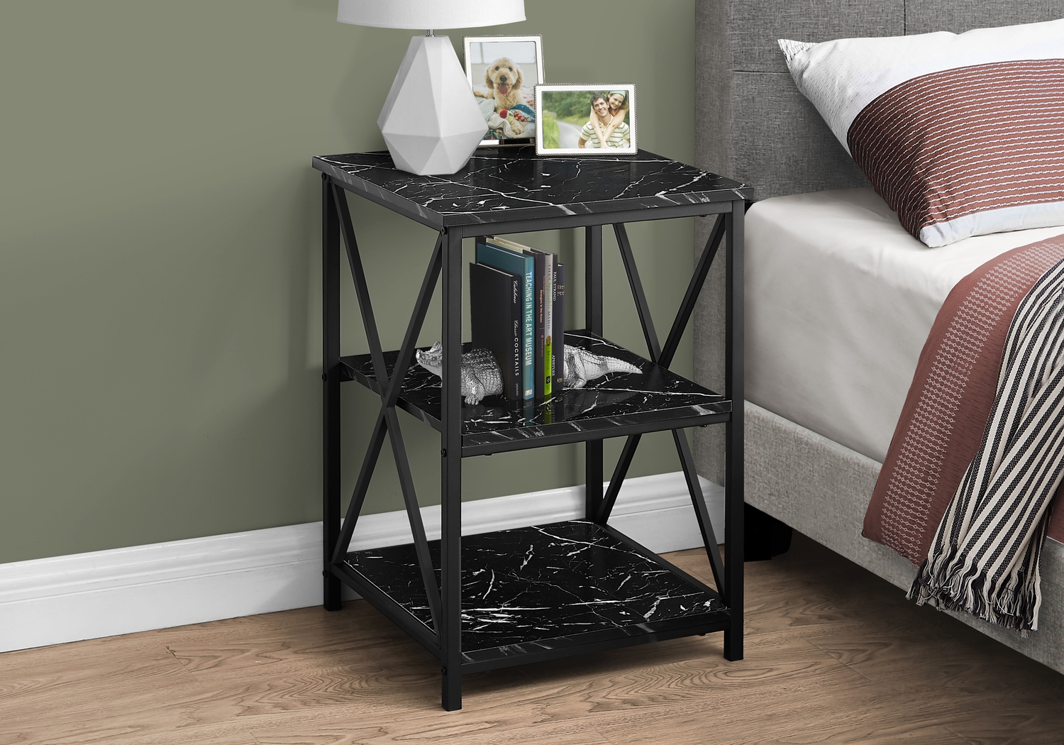 Blairstone Black Side Table - Thumbnail - Image 2