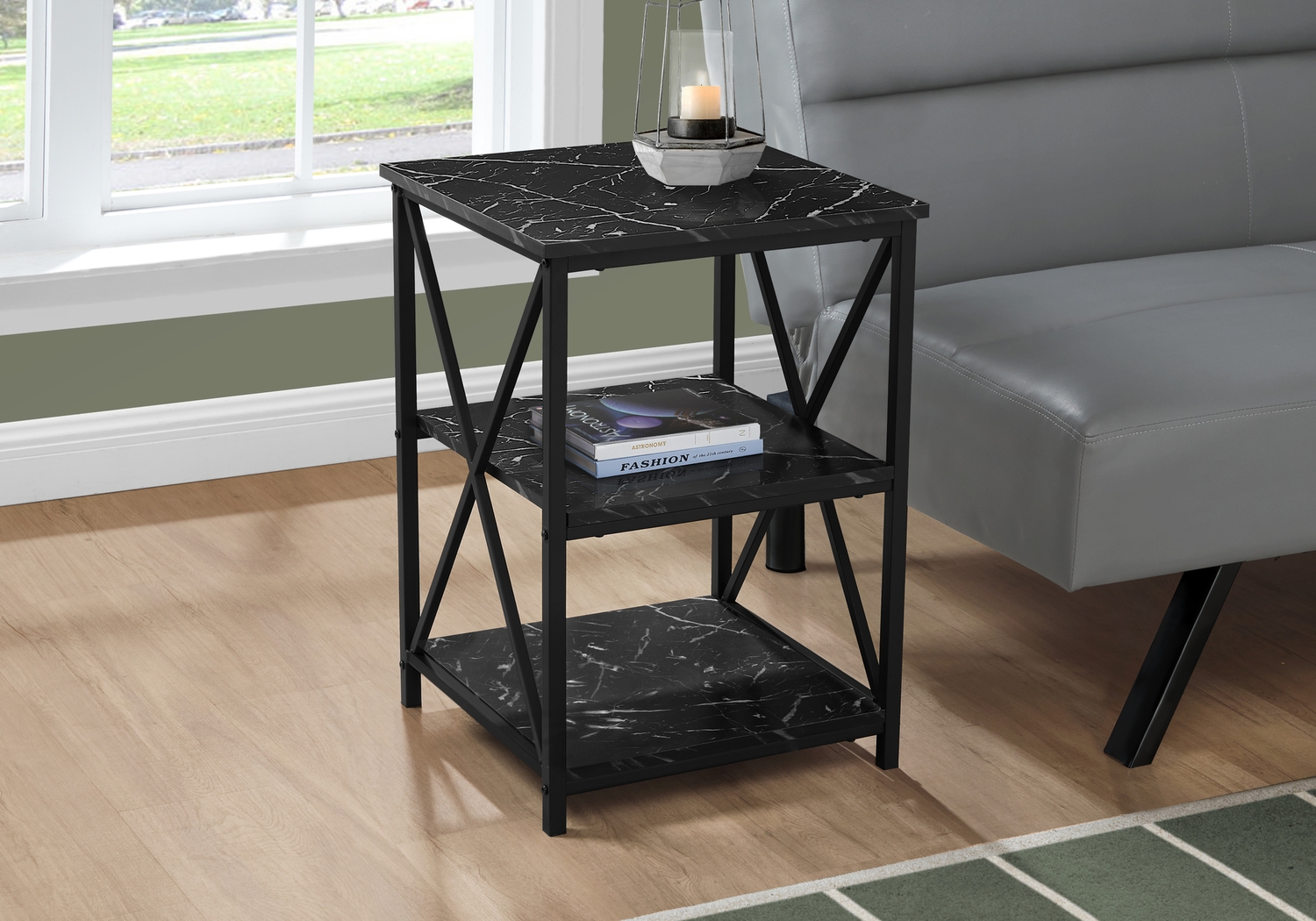 Blairstone Black Side Table - Thumbnail - Image 3