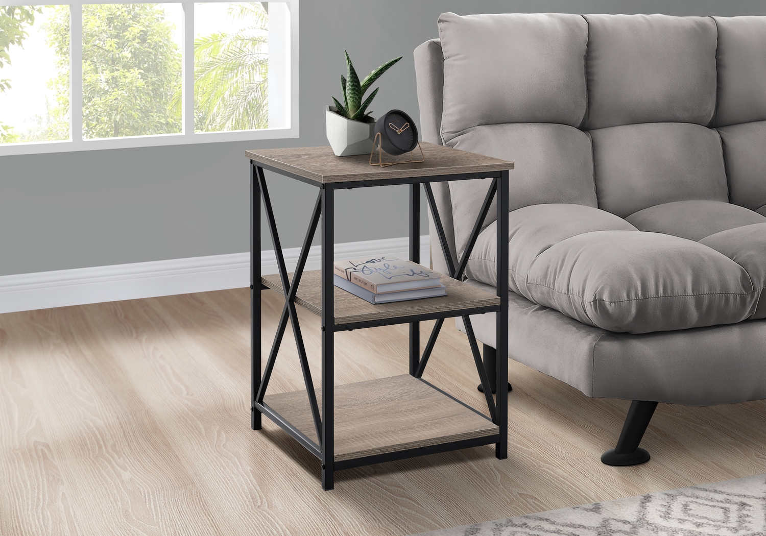 Blairstone Taupe End Table - Thumbnail - Image 3