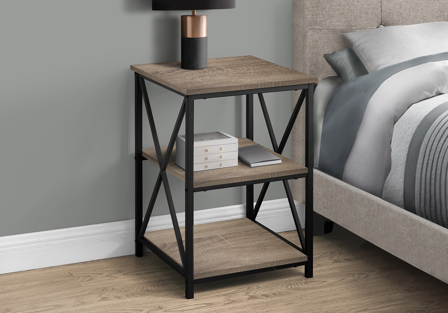 Blairstone Taupe End Table - Thumbnail - Image 6