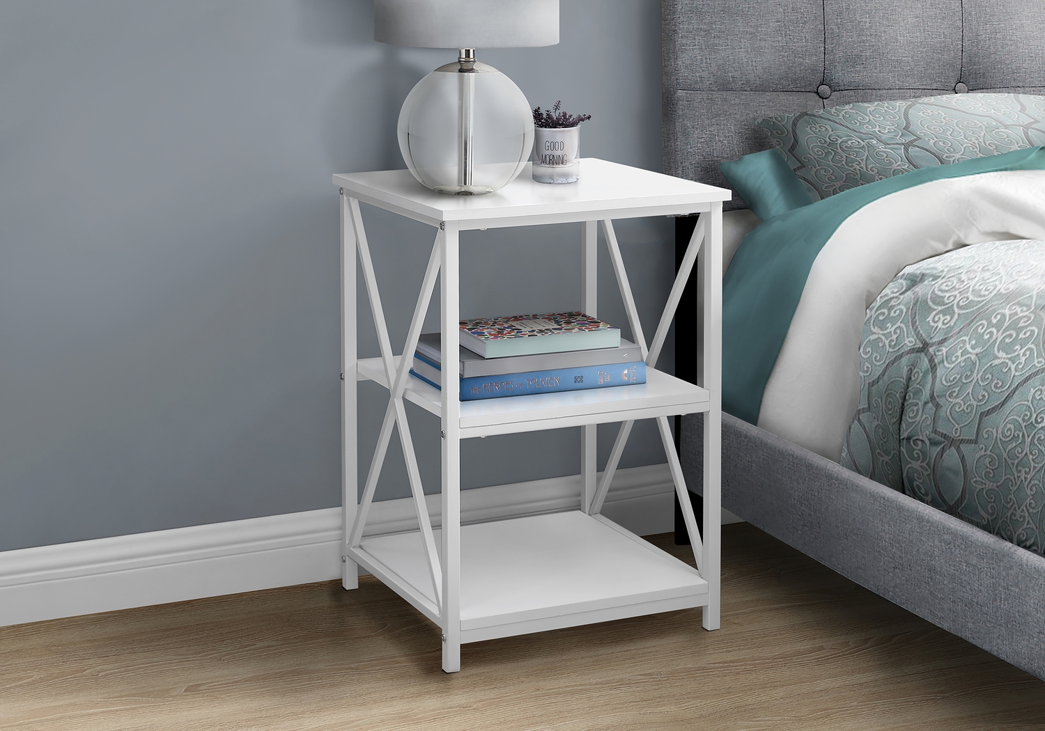 Blairstone White End Table - Thumbnail - Image 6