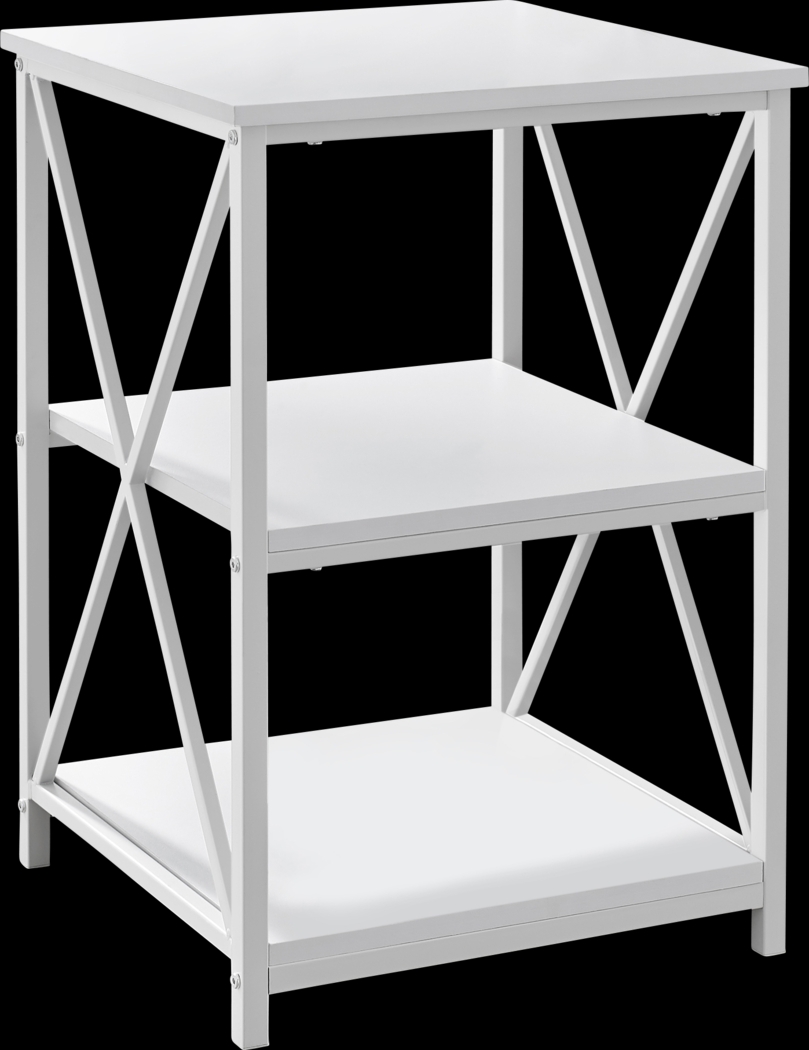 Blairstone White End Table - Thumbnail - Image 1