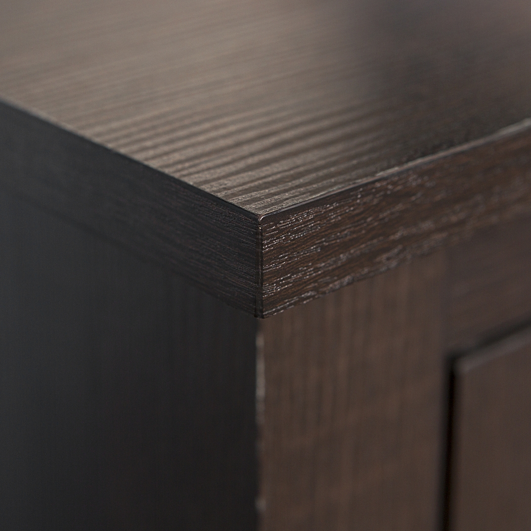 Blaize Espresso 58 in. Console with Electric Fireplace - Thumbnail - Image 4