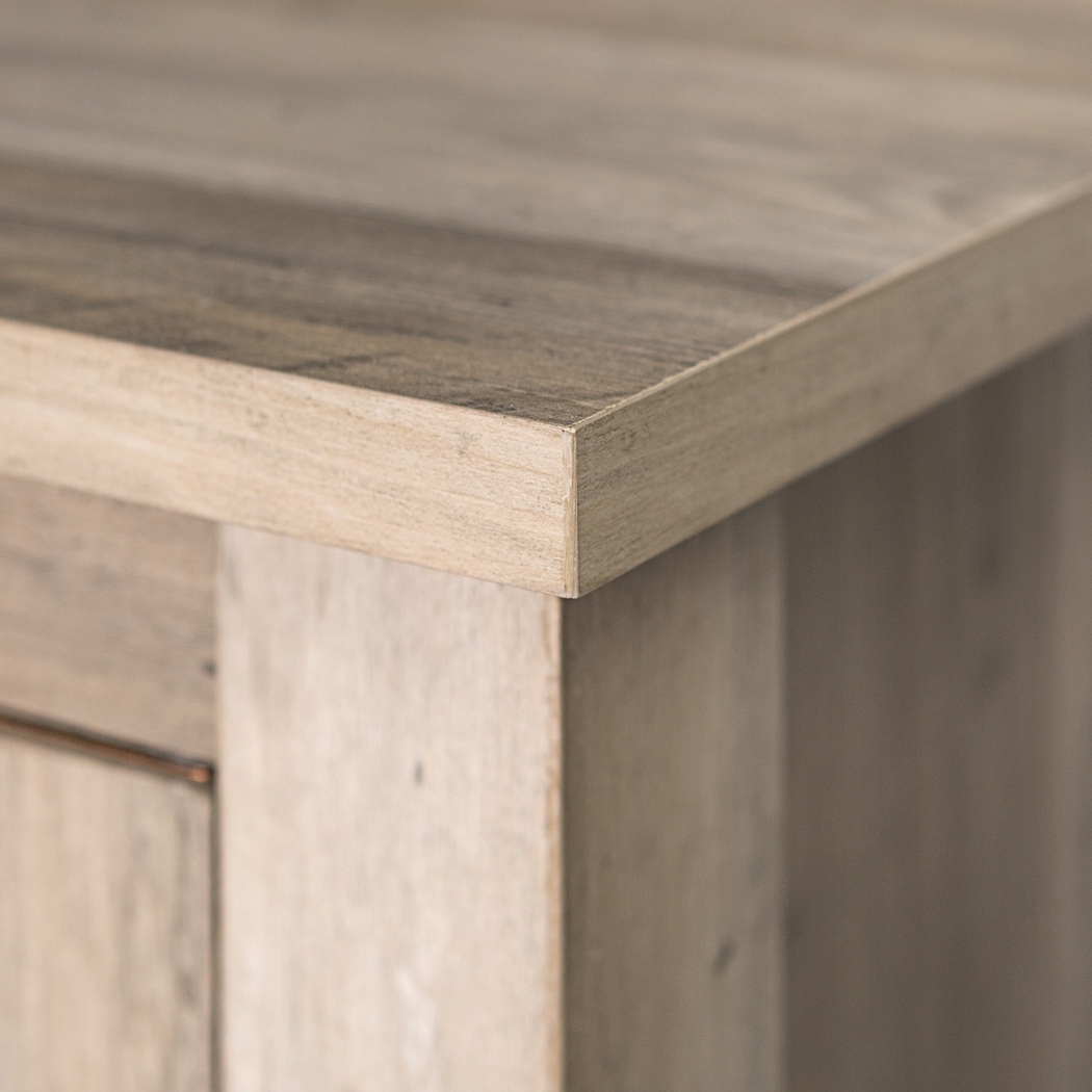 Blaize Gray 58 in. Console with Electric Fireplace - Thumbnail - Image 3