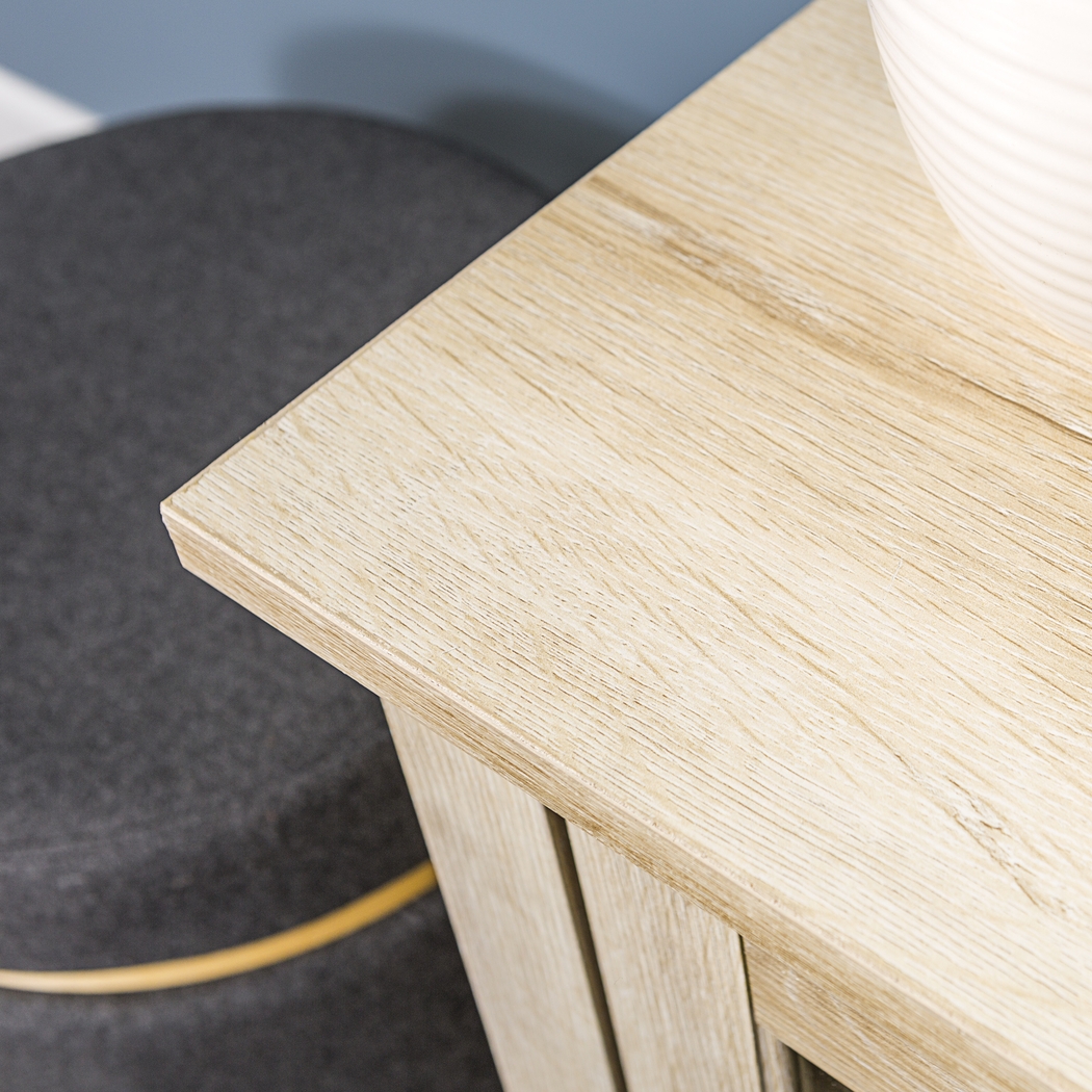 Blaize White 58 in. Console with Electric Fireplace - Thumbnail - Image 4