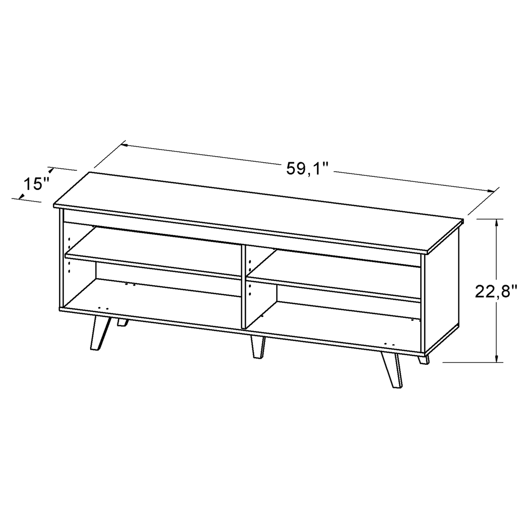 Blakeley White 58 in. Console - Thumbnail - Image 7