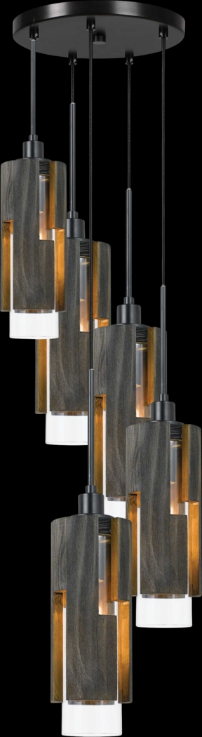 Blakemore Brown 5 Light Chandelier - Thumbnail - Image 1