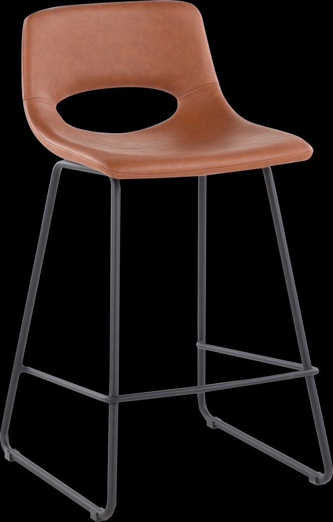 Blakeview Camel Counter Height Stool, Set of 2 - Thumbnail - Image 2