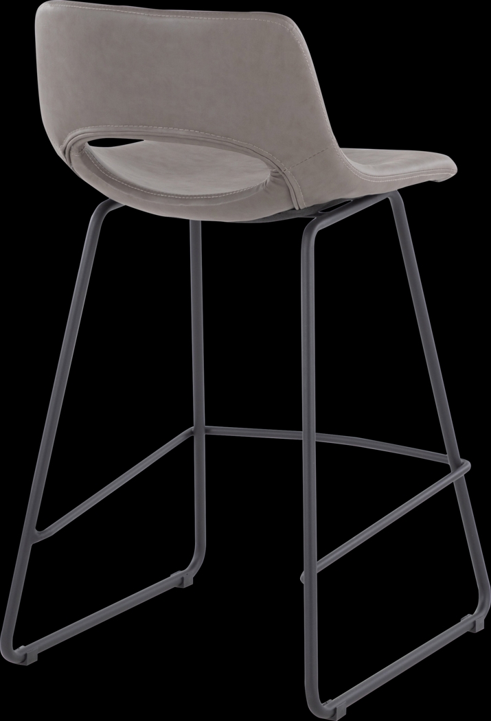 Blakeview Gray Counter Height Stool, Set of 2 - Thumbnail - Image 4