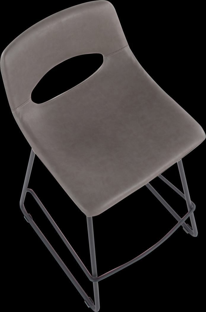 Blakeview Gray Counter Height Stool, Set of 2 - Thumbnail - Image 7