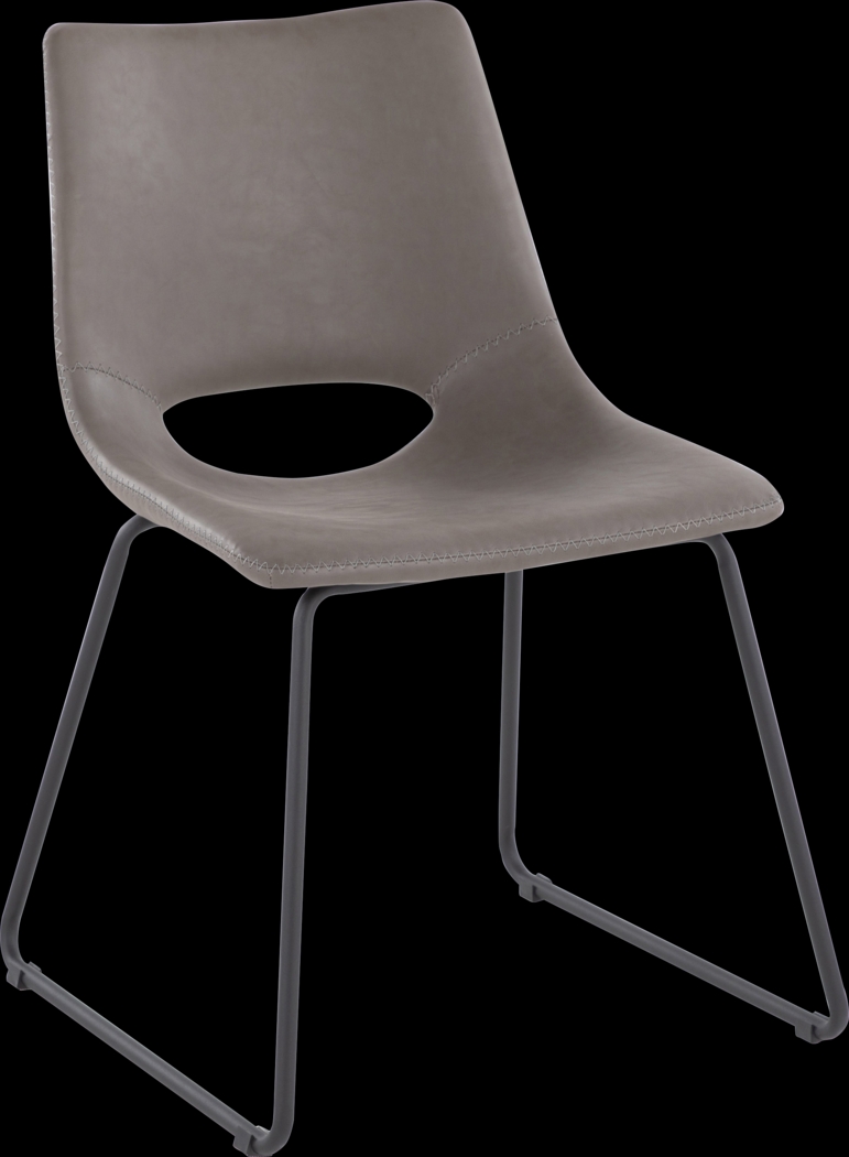Blakeview Gray Side Chair, Set of 2 - Thumbnail - Image 2