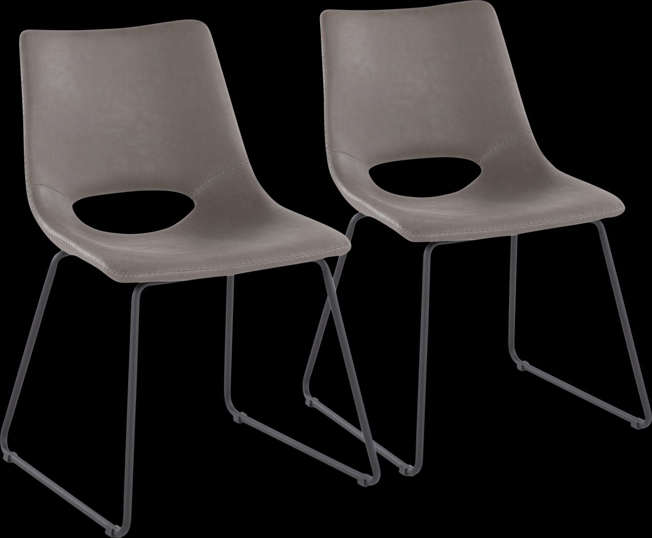 Blakeview Gray Side Chair, Set of 2 - Thumbnail - Image 1