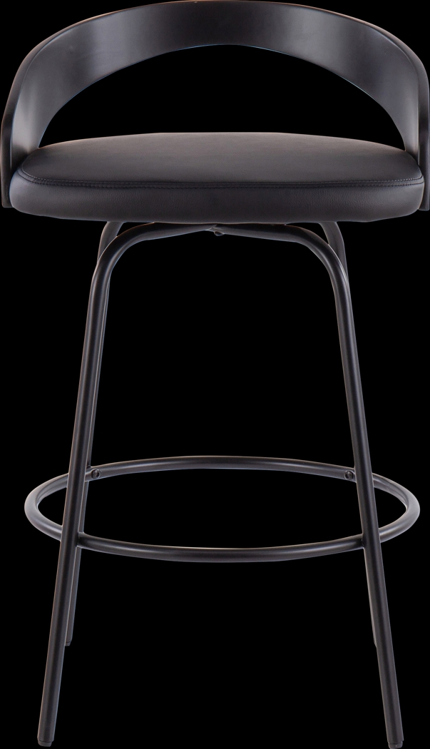 Blakistone Black Counter Height Swivel Stool Set of 2 - Thumbnail - Image 6