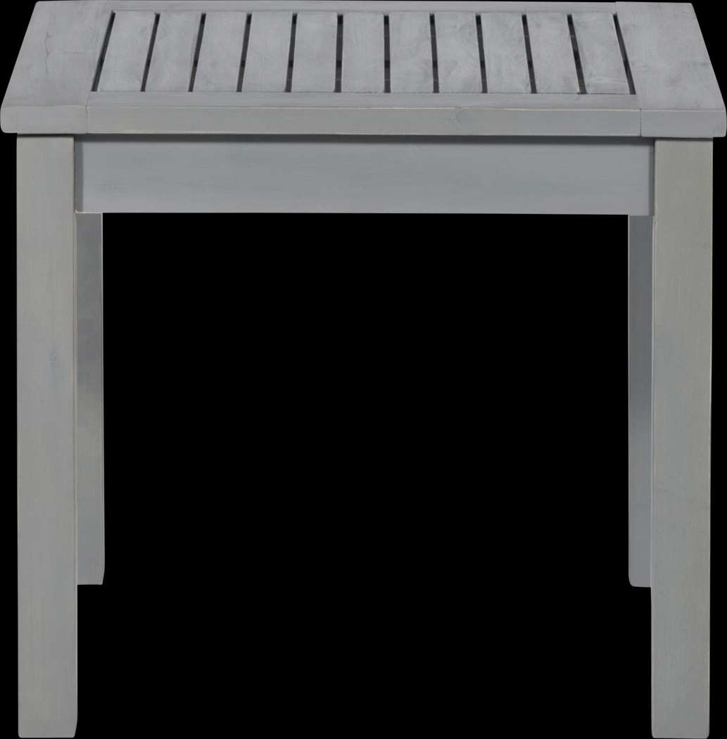 Blandin Gray Outdoor End Table - Thumbnail - Image 2
