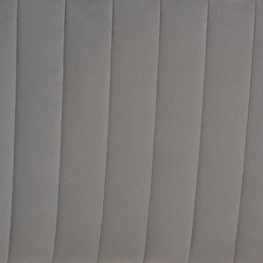 Blanning Gray Ottoman - Thumbnail - Image 7