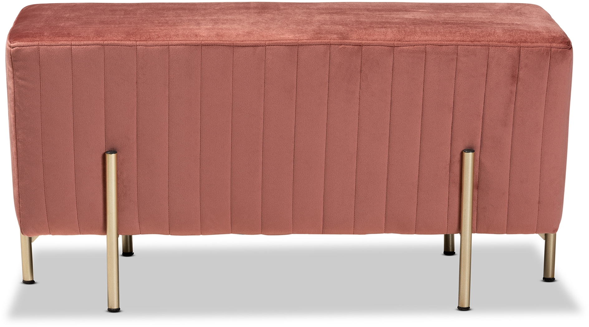 Blanning Pink Ottoman - Thumbnail - Image 2