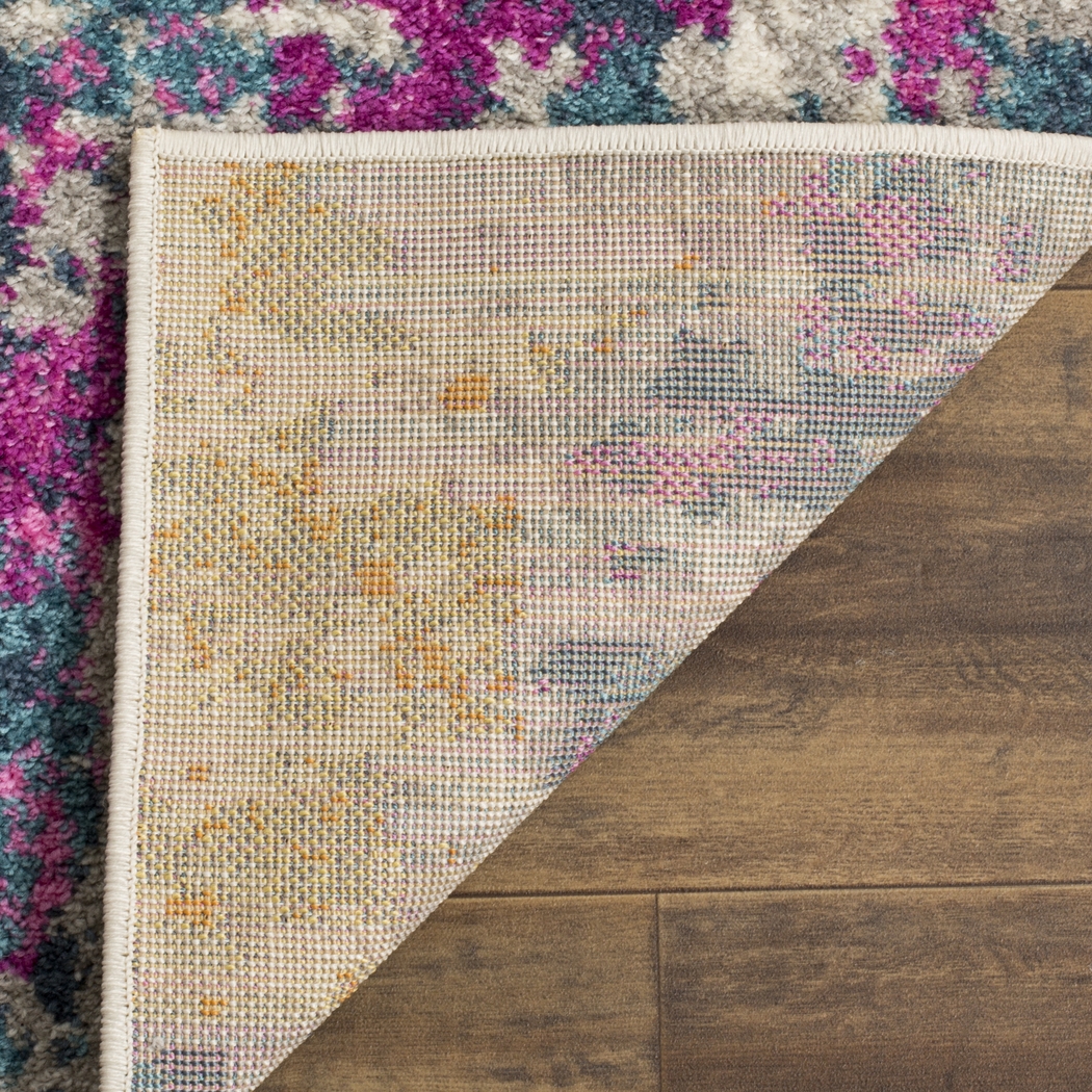 Blanton Rowe Blue 5'1 x 7'6 Rug - Thumbnail - Image 3