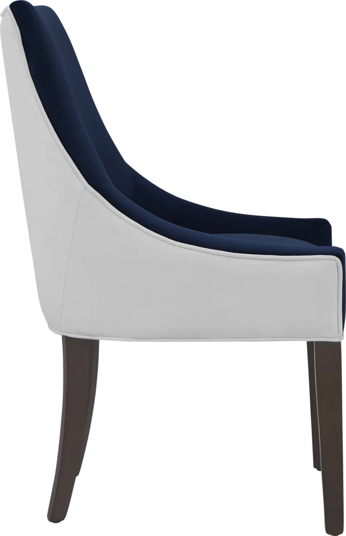 Blantyre Blue Dining Chair - Thumbnail - Image 3