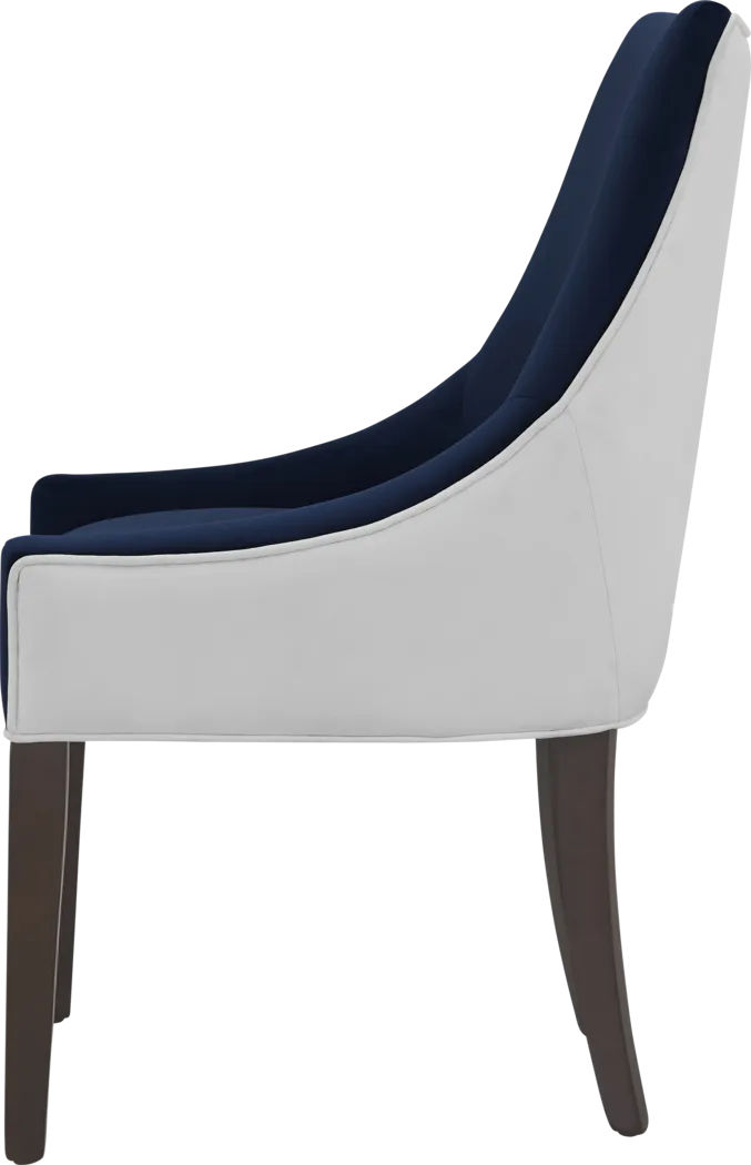 Blantyre Blue Dining Chair - Thumbnail - Image 4