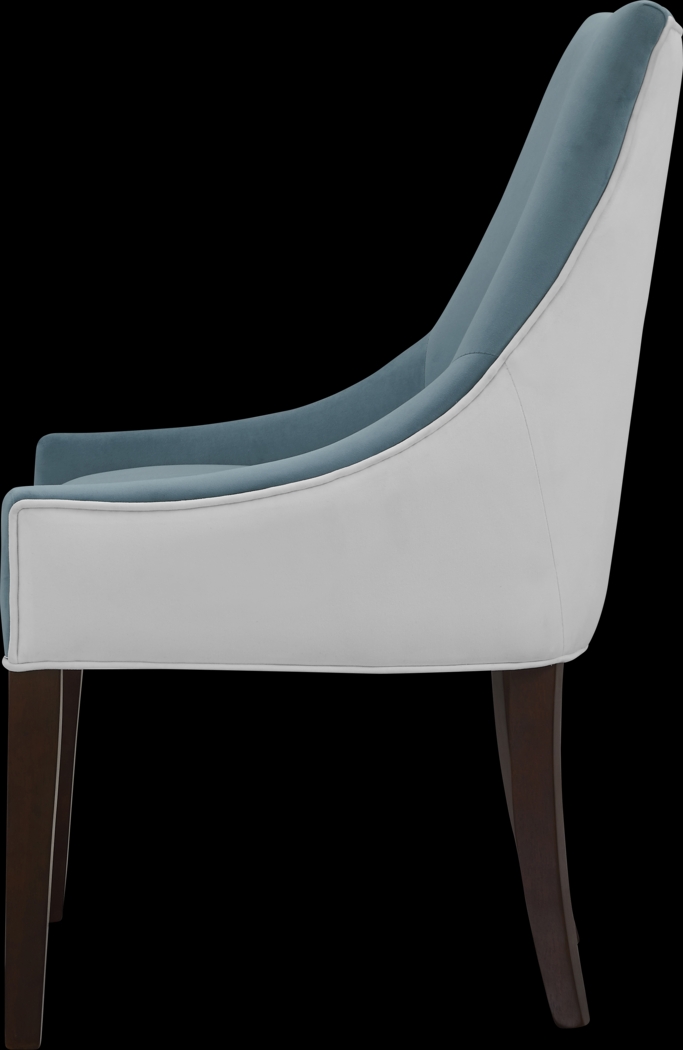 Blantyre Light Blue Dining Chair - Thumbnail - Image 4