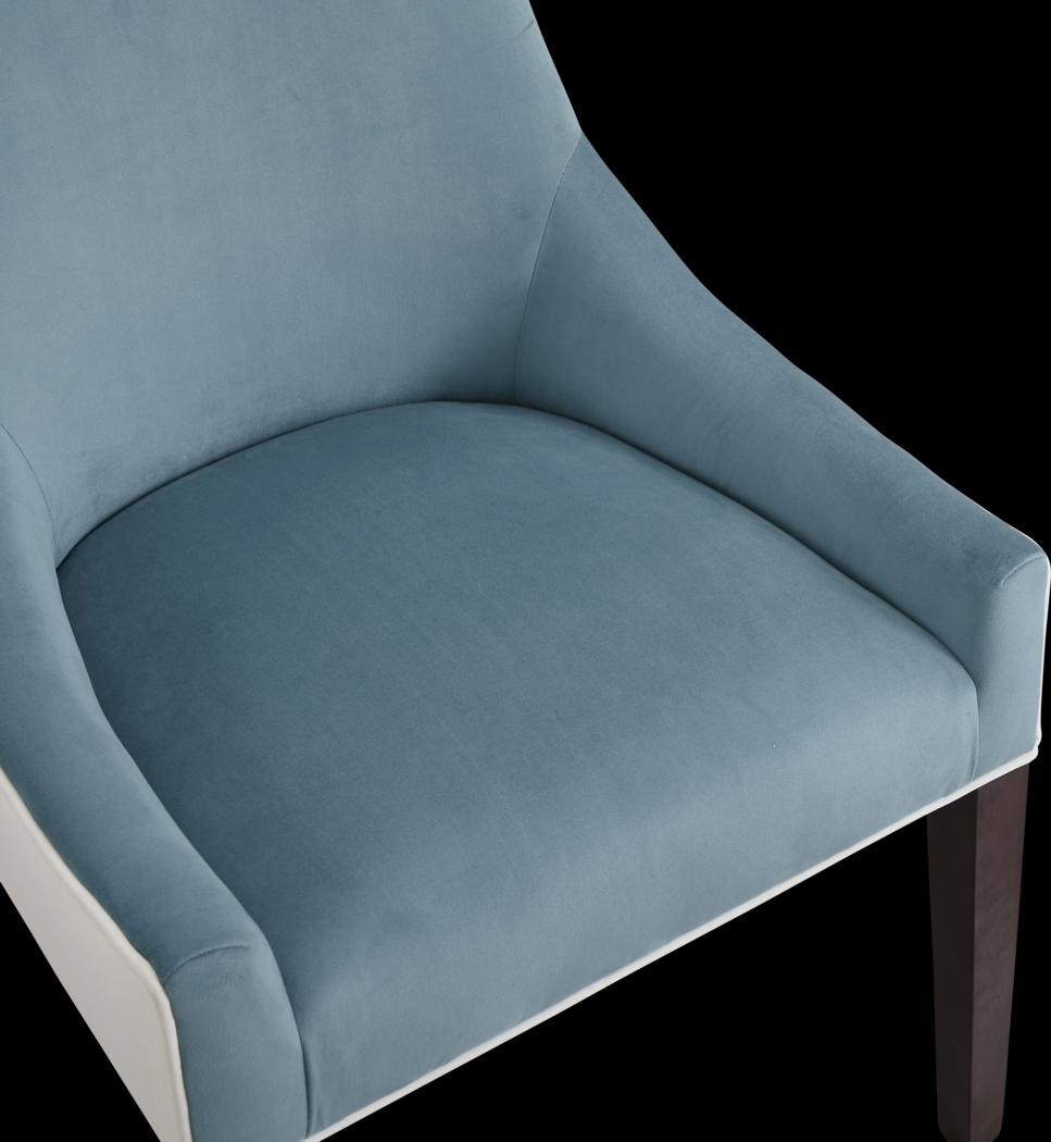 Blantyre Light Blue Dining Chair - Thumbnail - Image 6