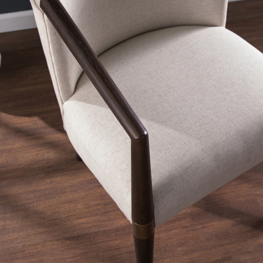 Blantyre White Accent Chair - Thumbnail - Image 6