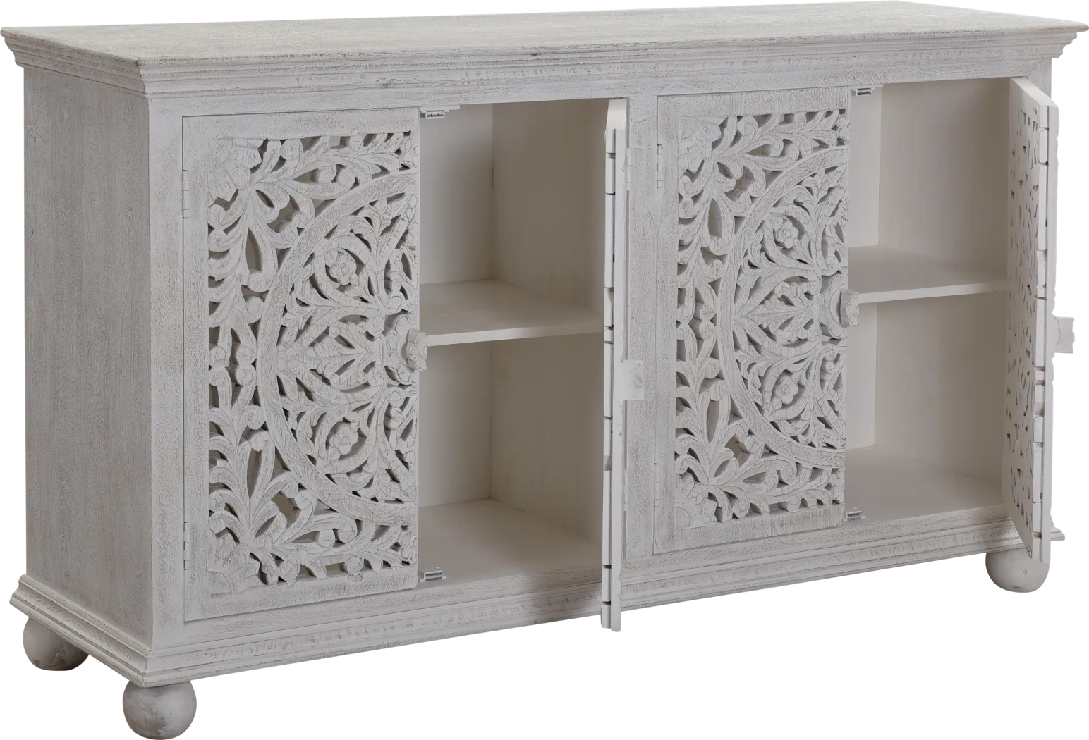 Blasdell White Credenza - Thumbnail - Image 3