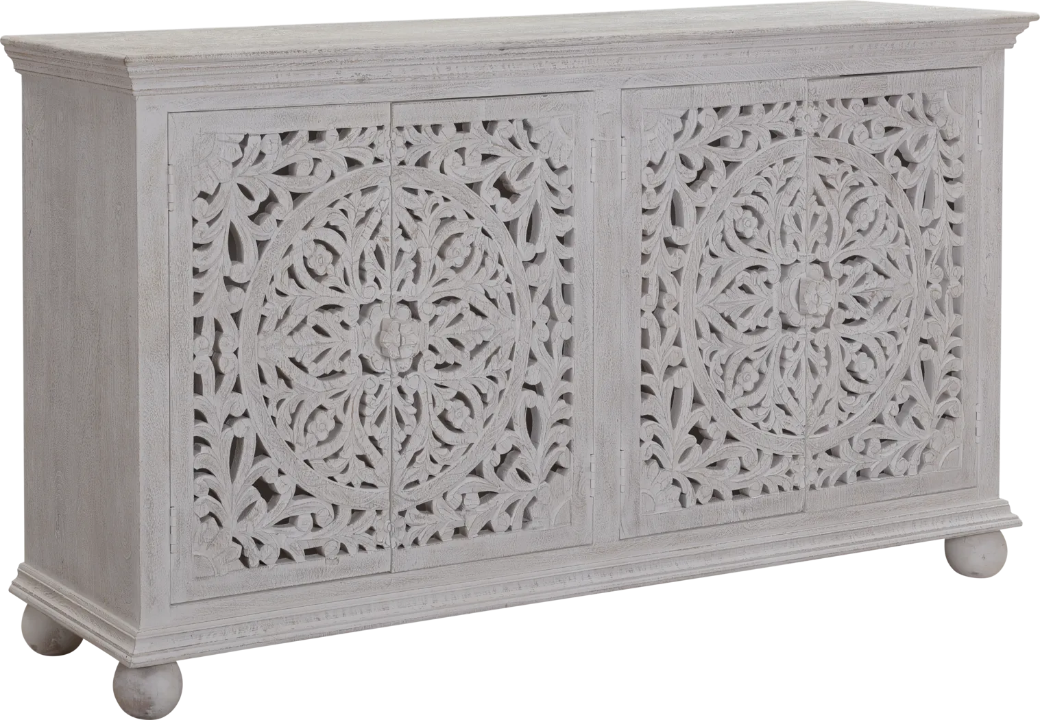 Blasdell White Credenza - Thumbnail - Image 1