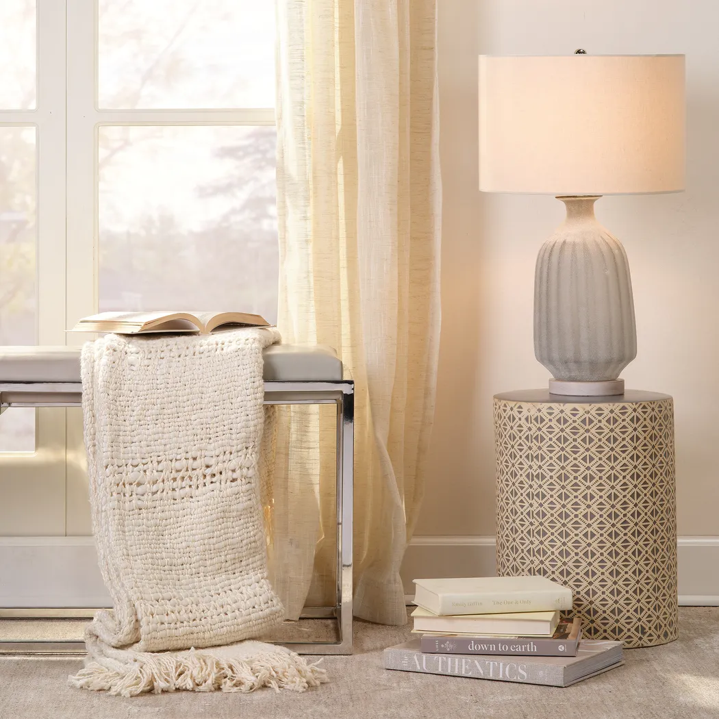 Blasi Gray Lamp - Thumbnail - Image 3