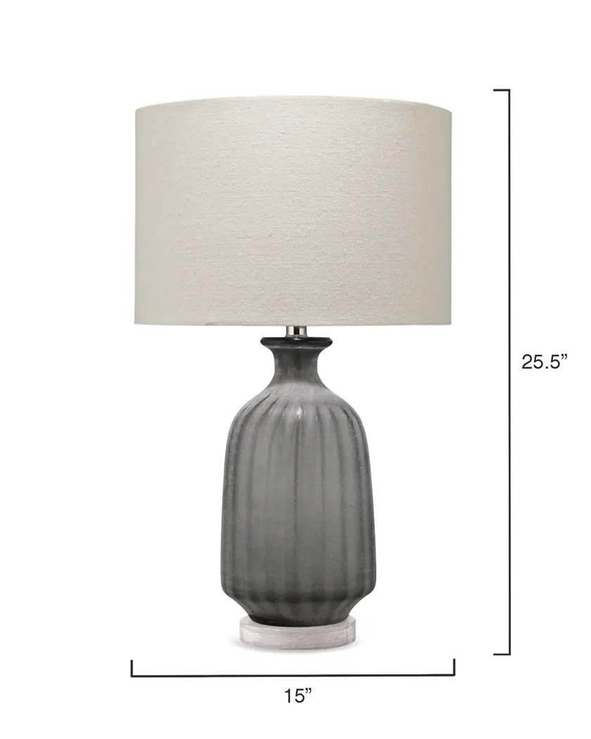 Blasi Gray Lamp - Thumbnail - Image 4
