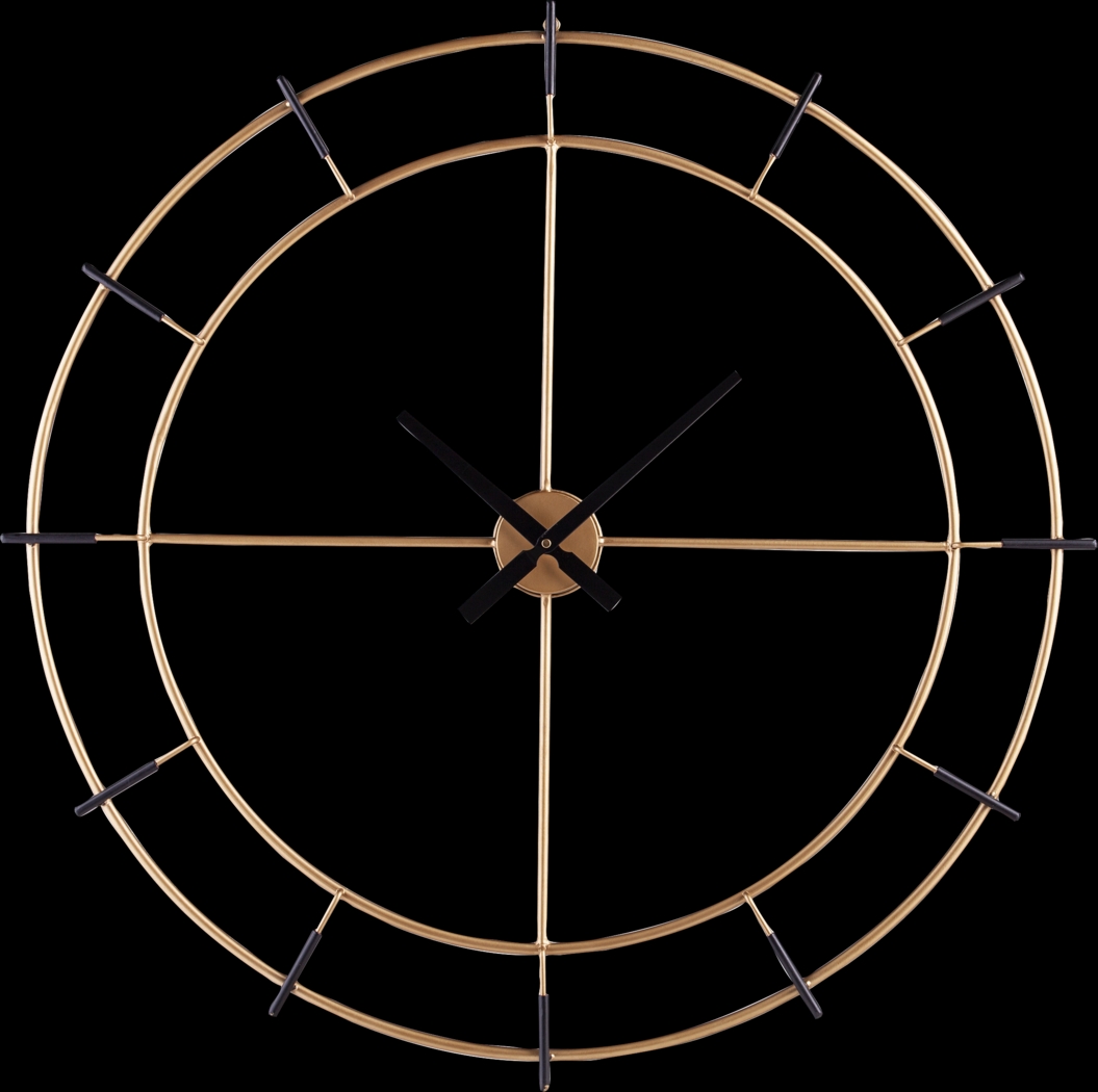Blaydock Gold Wall Clock - Thumbnail - Image 2